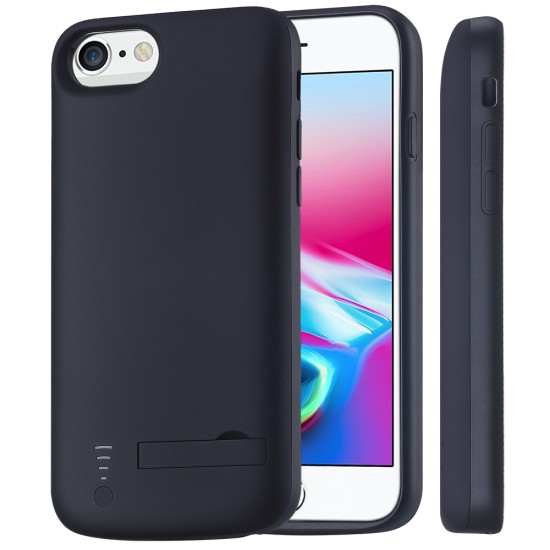 Husa pentru iPhone 6 / 6s / 7 / 8 / SE 2020 / SE 2022 cu Baterie de 5500mAh - Techsuit Power Pro - Black