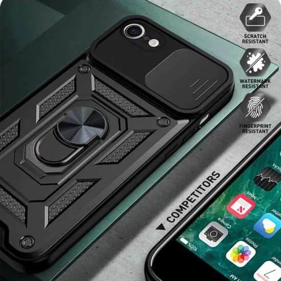 Husa pentru iPhone 6/ 6S - Techsuit CamShield Series - Black Husa pentru iPhone 6/ 6S - Techsuit CamShield Series - Black