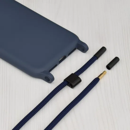Husa pentru iPhone 6/ 6S - Techsuit Crossbody Lanyard - Blue
