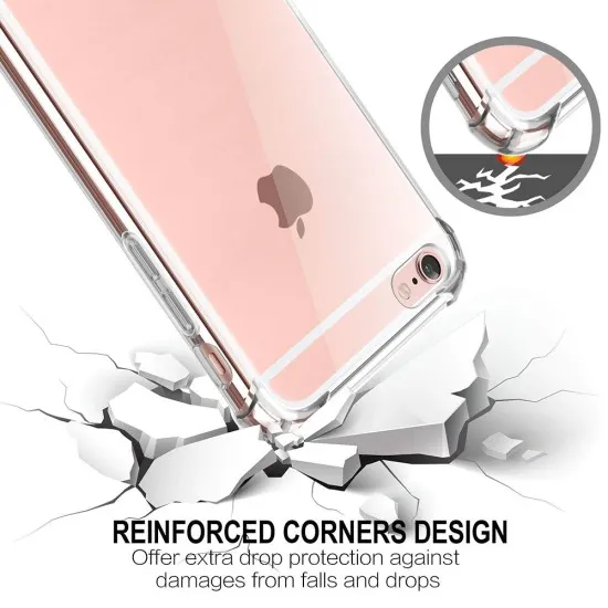 Husa pentru iPhone 6 Plus/ 6s Plus - Techsuit Shockproof Clear Silicone - Clear Husa pentru iPhone 6 Plus/ 6s Plus - Techsuit Shockproof Clear Silicone - Clear