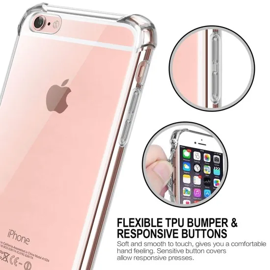 Husa pentru iPhone 6 Plus/ 6s Plus - Techsuit Shockproof Clear Silicone - Clear Husa pentru iPhone 6 Plus/ 6s Plus - Techsuit Shockproof Clear Silicone - Clear