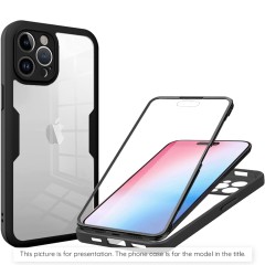 Husa pentru iPhone 7 / 8 / SE 2, SE 2020 / SE 3, SE 2022 + Folie - Techsuit ColorVerse 360 Series - Black Husa pentru iPhone 7 / 8 / SE 2, SE 2020 / SE 3, SE 2022 + Folie - Techsuit ColorVerse 360 Series - Black