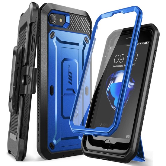 Husa pentru iPhone 7 / 8 / SE 2, SE 2020 / SE 3, SE 2022 - Supcase Unicorn Beetle Pro - Dark Blue