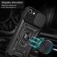 Husa pentru iPhone 7 / 8 / SE 2, SE 2020 / SE 3, SE 2022 - Techsuit CamShield Series - Black