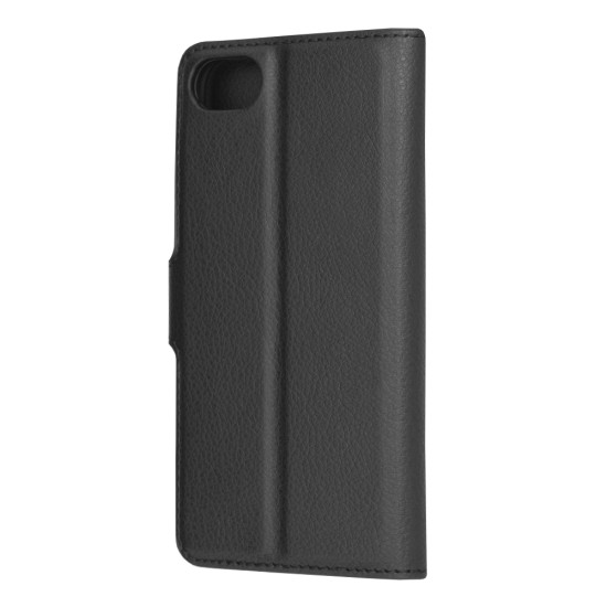 Husa pentru iPhone 7 / 8 / SE 2, SE 2020 / SE 3, SE 2022 - Techsuit Leather Folio - Black