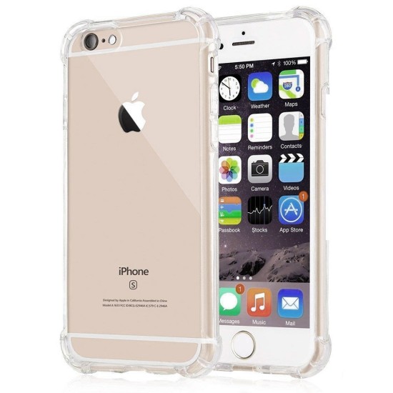 Husa pentru iPhone 7 / 8 / SE 2, SE 2020 / SE 3, SE 2022 - Techsuit Shockproof Clear Silicone - Clear