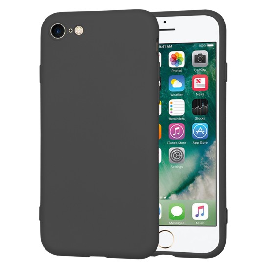 Husa pentru iPhone 7 / 8 / SE 2, SE 2020 / SE 3, SE 2022 - Techsuit SoftFlex - Black