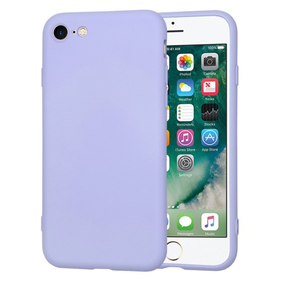 Husa pentru iPhone 7 / 8 / SE 2, SE 2020 / SE 3, SE 2022 - Techsuit SoftFlex - Light Purple