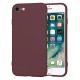 Husa pentru iPhone 7 / 8 / SE 2, SE 2020 / SE 3, SE 2022 - Techsuit SoftFlex - Plum Red