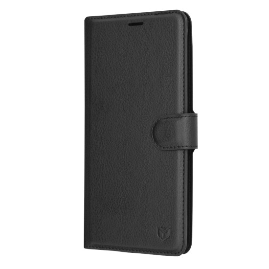 Husa pentru iPhone 7 Plus / 8 Plus - Techsuit Leather Folio - Black