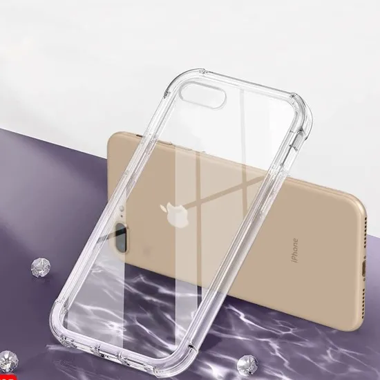 Husa pentru iPhone 7 Plus / 8 Plus - Techsuit Shockproof Clear Silicone - Clear Husa pentru iPhone 7 Plus / 8 Plus - Techsuit Shockproof Clear Silicone - Clear