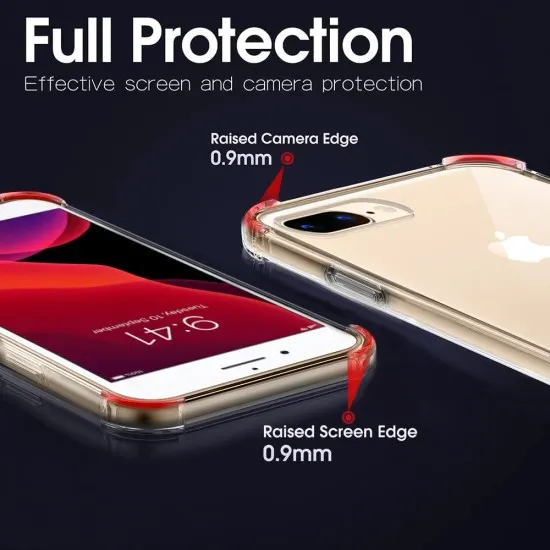Husa pentru iPhone 7 Plus / 8 Plus - Techsuit Shockproof Clear Silicone - Clear Husa pentru iPhone 7 Plus / 8 Plus - Techsuit Shockproof Clear Silicone - Clear