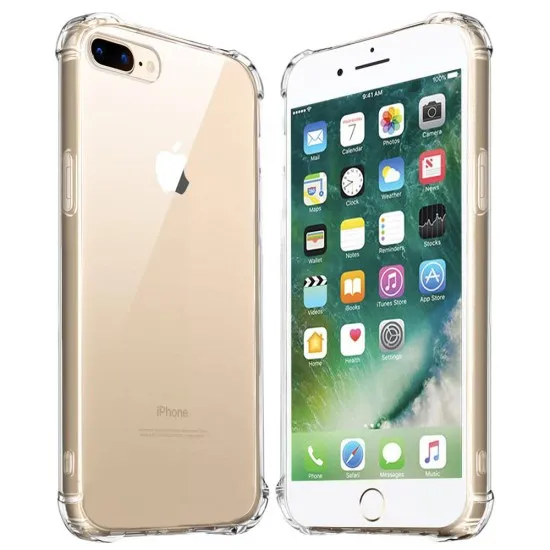 Husa pentru iPhone 7 Plus / 8 Plus - Techsuit Shockproof Clear Silicone - Clear Husa pentru iPhone 7 Plus / 8 Plus - Techsuit Shockproof Clear Silicone - Clear