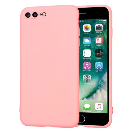 Husa pentru iPhone 7 Plus / 8 Plus - Techsuit SoftFlex - Chalk Pink