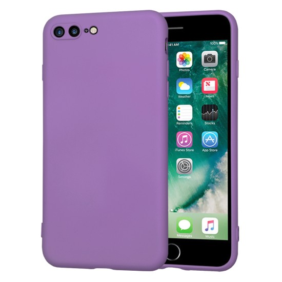 Husa pentru iPhone 7 Plus / 8 Plus - Techsuit SoftFlex - Purple