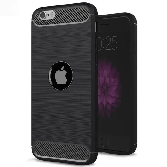Husa pentru iPhone SE 2, SE 2020 / SE 3, SE 2022 - Techsuit Carbon Silicone - Black Husa pentru iPhone SE 2, SE 2020 / SE 3, SE 2022 - Techsuit Carbon Silicone - Black