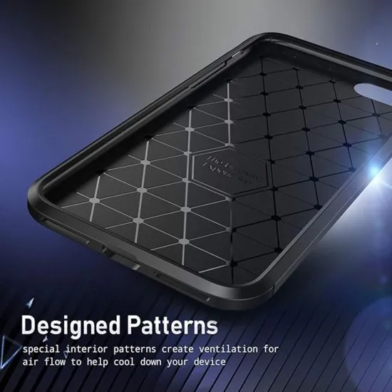 Husa pentru iPhone X, iPhone 10 / XS - Techsuit CarbonFiber - Black Husa pentru iPhone X, iPhone 10 / XS - Techsuit CarbonFiber - Black