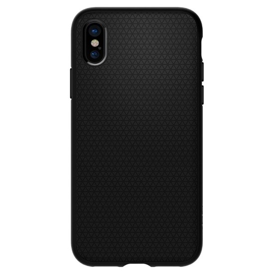 Husa pentru iPhone X / XS - Spigen Liquid Air - Matte Black