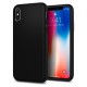 Husa pentru iPhone X / XS - Spigen Liquid Air - Matte Black