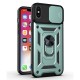 Husa pentru iPhone X / XS - Techsuit CamShield Series - Green