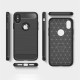 Husa pentru iPhone X / XS - Techsuit Carbon Silicone - Black