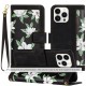 Husa pentru iPhone X / XS - Techsuit FlipCraft - Flowers of the Dawn