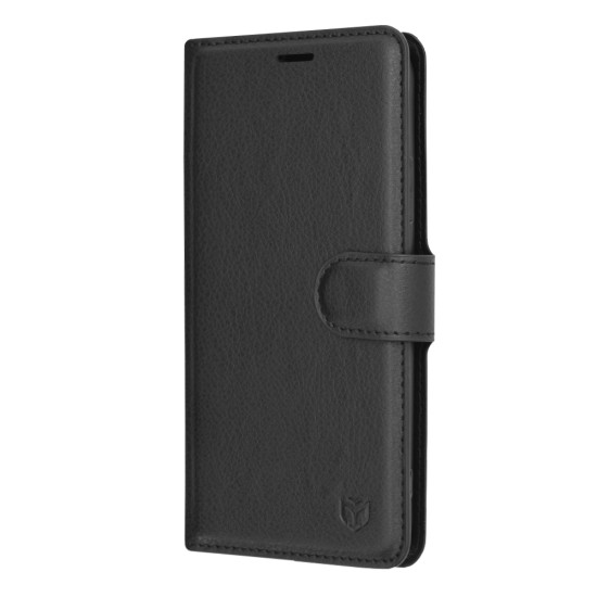 Husa pentru iPhone X / XS - Techsuit Leather Folio - Black