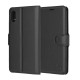 Husa pentru iPhone X / XS - Techsuit Leather Folio - Black