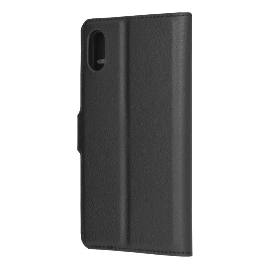 Husa pentru iPhone X / XS - Techsuit Leather Folio - Black