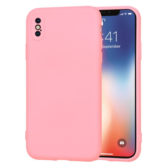 Husa pentru iPhone X / XS - Techsuit SoftFlex - Chalk Pink