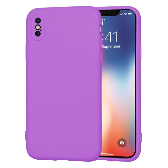 Husa pentru iPhone X / XS - Techsuit SoftFlex - Purple