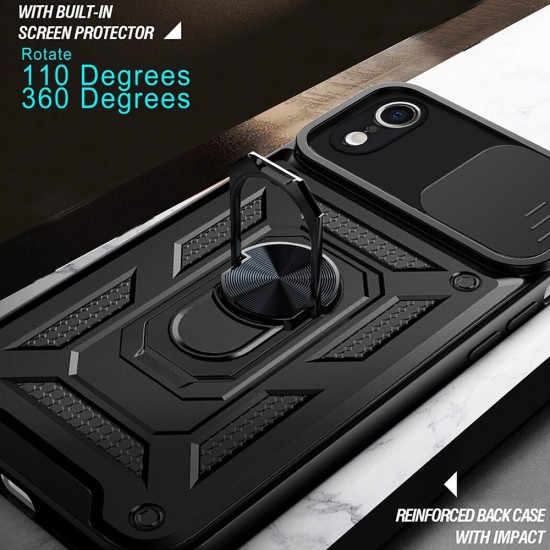 Husa pentru iPhone XR - Techsuit CamShield Series - Black