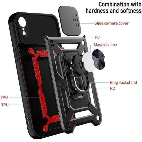 Husa pentru iPhone XR - Techsuit CamShield Series - Black