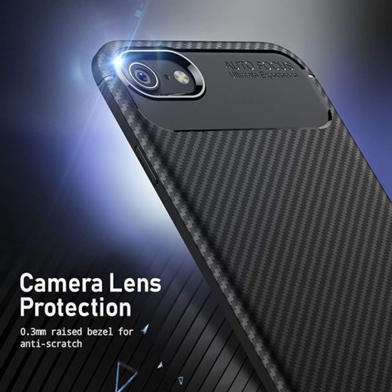 Husa pentru iPhone XR - Techsuit CarbonFiber - Black