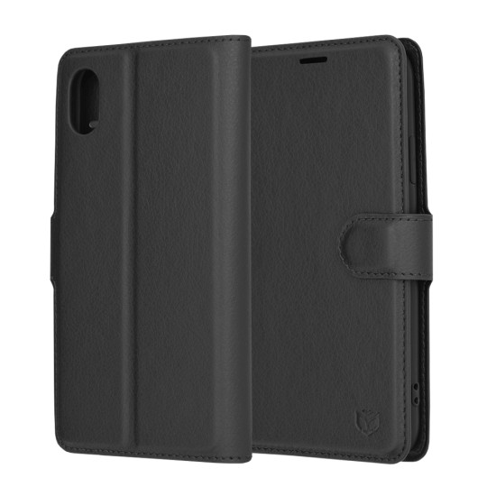 Husa pentru iPhone XR - Techsuit Leather Folio - Black