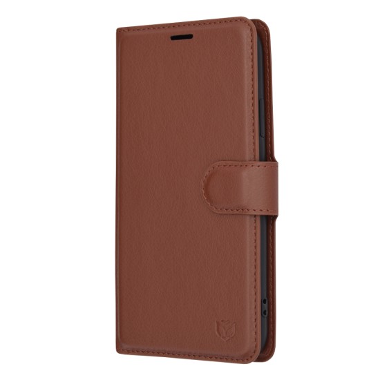 Husa pentru iPhone XR - Techsuit Leather Folio - Brown