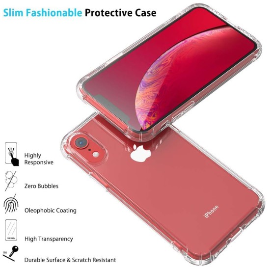 Husa pentru iPhone XR - Techsuit Shockproof Clear Silicone - Clear