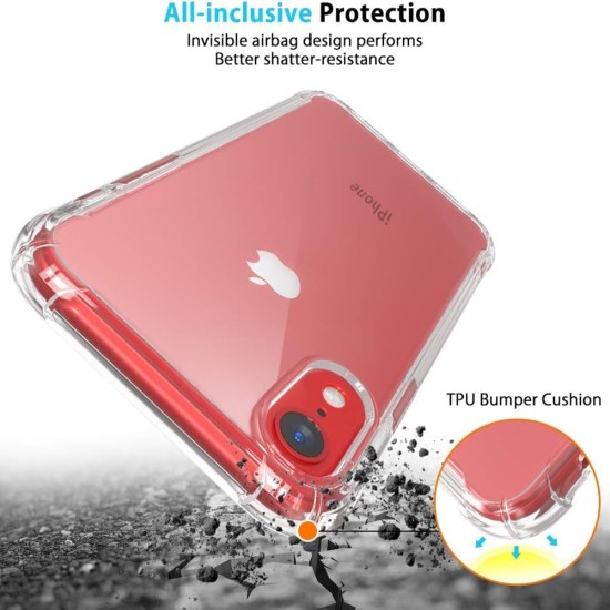 Husa pentru iPhone XR - Techsuit Shockproof Clear Silicone - Clear