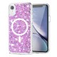 Husa pentru iPhone XR - Techsuit Sparkly Glitter MagSafe - Magenta