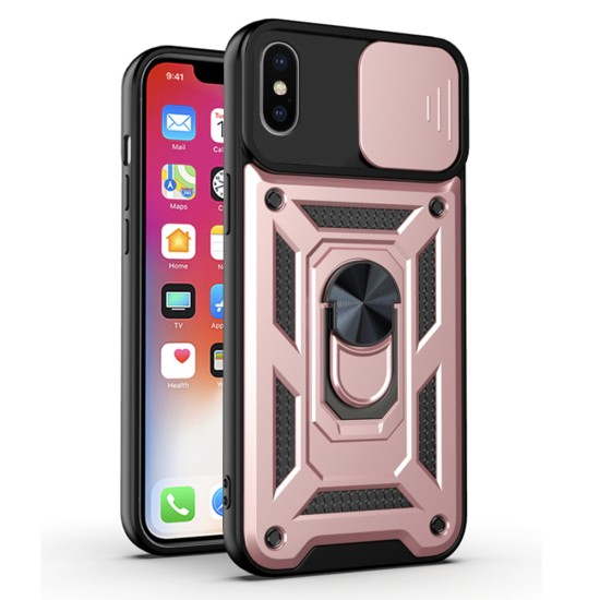 Husa pentru iPhone XS Max - Techsuit CamShield Series - Rose Gold