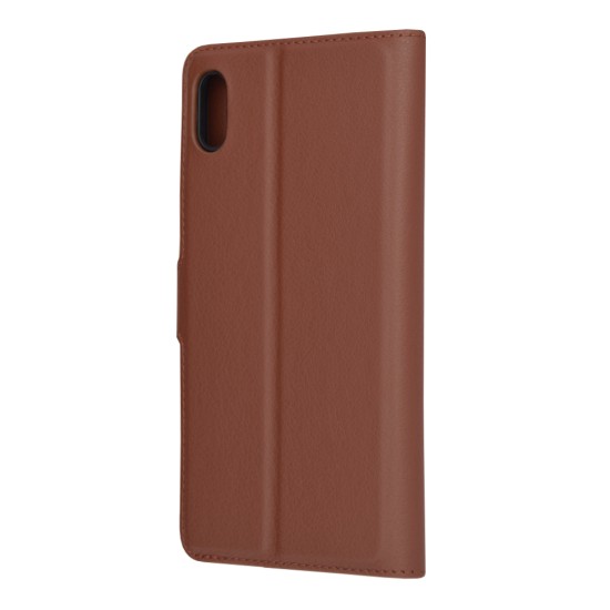 Husa pentru iPhone XS Max - Techsuit Leather Folio - Brown