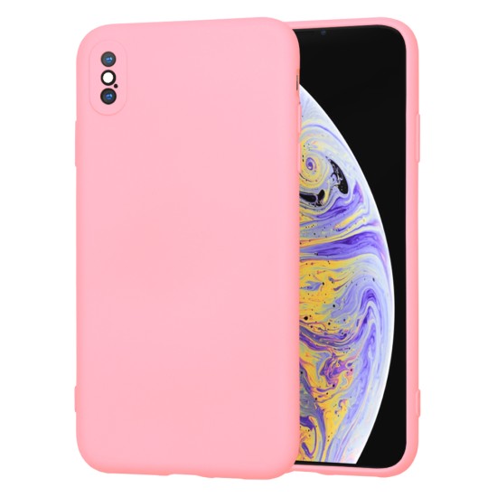 Husa pentru iPhone XS Max - Techsuit SoftFlex - Chalk Pink