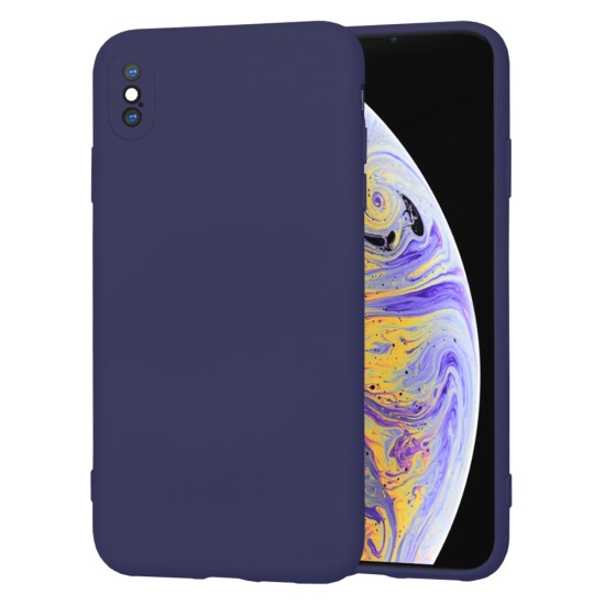 Husa pentru iPhone XS Max - Techsuit SoftFlex - Navy Blue