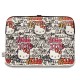 Husa pentru Laptop, 14 - Hello Kitty Sleeve Zip PU Tags Graffiti (HKCSZPDGPTE) - Beige Husa pentru Laptop, 14 - Hello Kitty Sleeve Zip PU Tags Graffiti (HKCSZPDGPTE) - Beige
