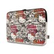 Husa pentru Laptop, 14 - Hello Kitty Sleeve Zip PU Tags Graffiti (HKCSZPDGPTE) - Beige Husa pentru Laptop, 14 - Hello Kitty Sleeve Zip PU Tags Graffiti (HKCSZPDGPTE) - Beige