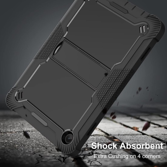 Husa pentru Lenovo Tab M10 3rd Gen (TB328FU/TB328XU) + Folie - Techsuit Rugged TabShell - Black