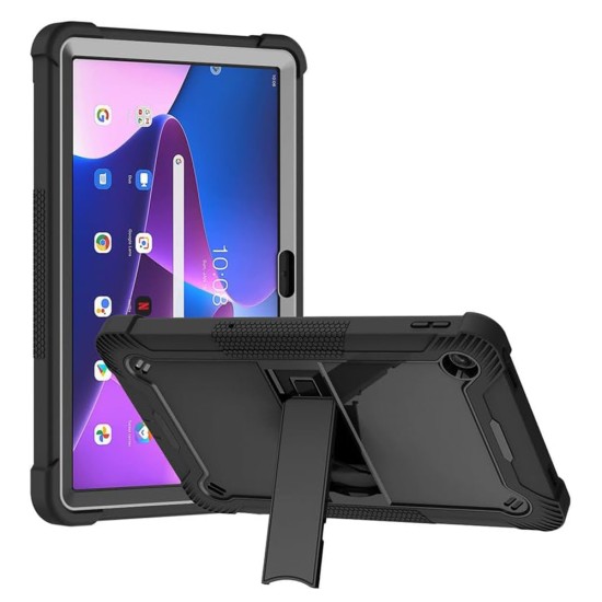 Husa pentru Lenovo Tab M10 Plus 3rd Gen (TB-125F/TB-128F) + Folie - Techsuit Rugged TabShell - Black Husa pentru Lenovo Tab M10 Plus 3rd Gen (TB-125F/TB-128F) + Folie - Techsuit Rugged TabShell - Black