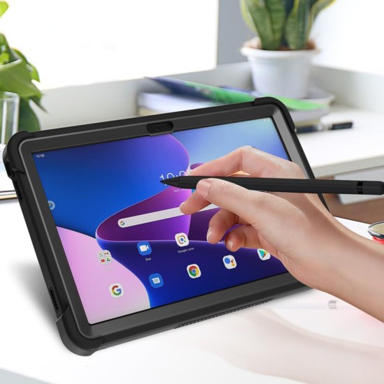Husa pentru Lenovo Tab M10 Plus 3rd Gen (TB-125F/TB-128F) + Folie - Techsuit Rugged TabShell - Rose Gold Husa pentru Lenovo Tab M10 Plus 3rd Gen (TB-125F/TB-128F) + Folie - Techsuit Rugged TabShell - Rose Gold