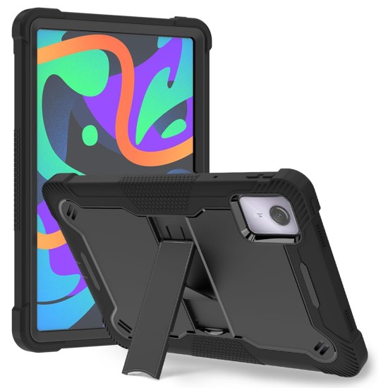 Husa pentru Lenovo Tab M11 + Folie - Techsuit Rugged TabShell - Black Husa pentru Lenovo Tab M11 + Folie - Techsuit Rugged TabShell - Black