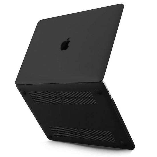 Husa pentru MacBook Air 13 (2022 / 2024) - Techsuit UltraShell - Matte Black